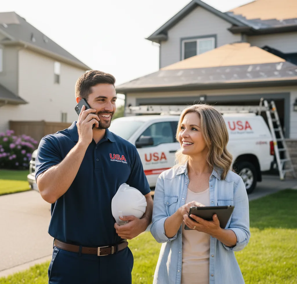 USA Roof Repair Experts customer support in Waddy